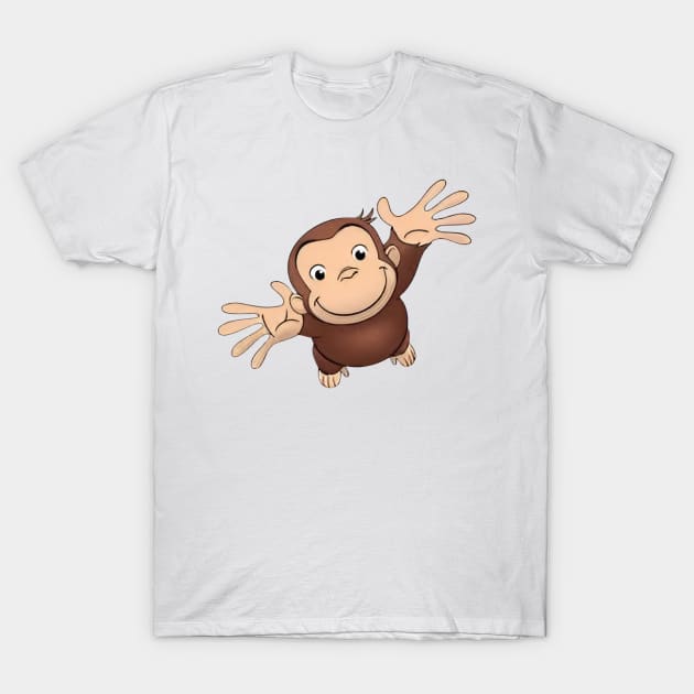 Curious George wants to be picked up T-Shirt by NobleNotion